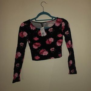 Floral crop top